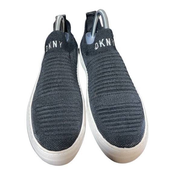 DKNY black, womens 7 black slip on sneaker shoe - Picture 6 of 9